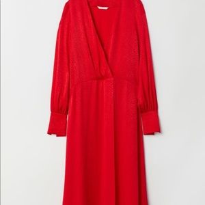 H&M red dress